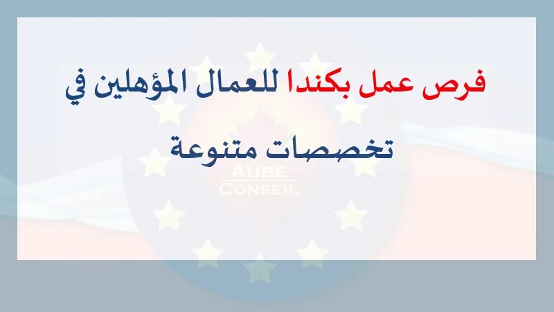 فرص عمل في كندا لعام 2025: AUBE CONSEIL تفتح أبوابها للعمال المؤهلين في مختلف التخصصات.